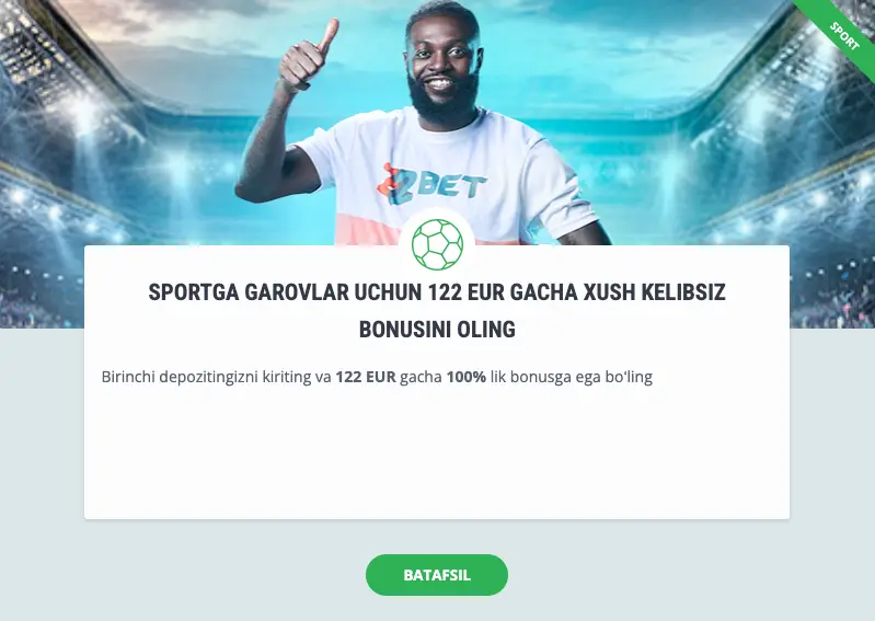 22bet Bukmeker UZ